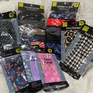 Lot of 20 reusable Face Masks